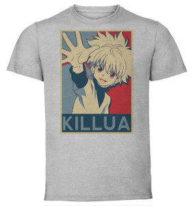 T-Shirt Unisex - Grey - Propaganda - Hunter x Hunter - Killua Variant