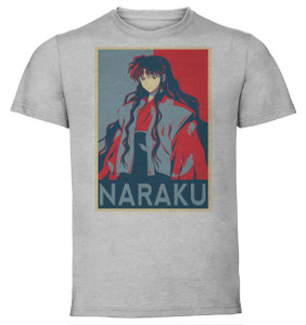 T-Shirt Unisex - Grey - Propaganda - Inuyasha - Naraku