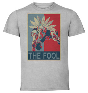 T-Shirt Unisex - Grey - Propaganda - Jojo's Bizarre Adventure - Stardust Crusaders - The Fool T-Shirt Unisex - Grey - Propaganda - Jojo's Bizarre Adventure - Stardust Crusaders - The Fool