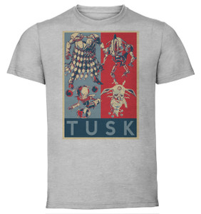 T-Shirt Unisex - Grey - Propaganda - Jojo's Bizarre Adventure - Steel Ball Run - Tusk T-Shirt Unisex - Grey - Propaganda - Jojo's Bizarre Adventure - Steel Ball Run - Tusk