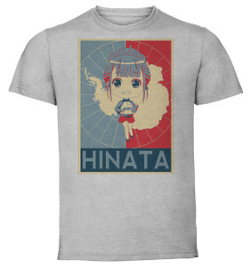 T-Shirt Unisex - Grey - Propaganda - A Place Further than the Universe - Hinata Miyake T-Shirt Unisex - Grey - Propaganda - A Place Further than the Universe - Hinata Miyake