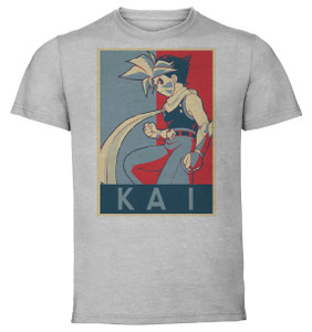 T-Shirt Unisex - Grey - Propaganda - Beyblade - Kai Hiwatari