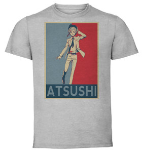T-Shirt Unisex - Grey - Propaganda - Bungo Stray Dogs Atsushi Nakajima T-Shirt Unisex - Grey - Propaganda - Bungo Stray Dogs Atsushi Nakajima
