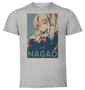 T-Shirt Unisex - Grey - Propaganda - Fate Grand Order Nagao Kagetora variant T-Shirt Unisex - Grey - Propaganda - Fate Grand Order Nagao Kagetora variant