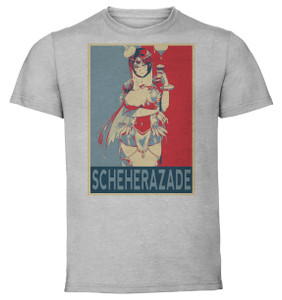 T-Shirt Unisex - Grey - Propaganda - Fate Grand Order Scheherazade variant T-Shirt Unisex - Grey - Propaganda - Fate Grand Order Scheherazade variant