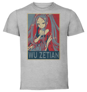 T-Shirt Unisex - Grey - Propaganda - Fate Grand Order Wu Zetian variant