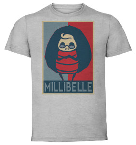 T-Shirt Unisex - Grey - Propaganda - Hollow Knight Millibelle the banker