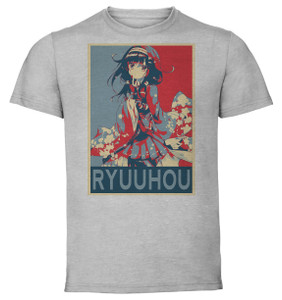 T-Shirt Unisex - Grey - Propaganda - Kantai Collection Ryuuhou T-Shirt Unisex - Grey - Propaganda - Kantai Collection Ryuuhou