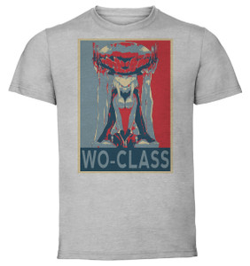 T-Shirt Unisex - Grey - Propaganda - Kantai Collection Standard Carrier Wo-Class T-Shirt Unisex - Grey - Propaganda - Kantai Collection Standard Carrier Wo-Class