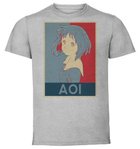 T-Shirt Unisex - Grey - Propaganda - Liz to Aoitori - Liz and the Blue Bird - Aoi Tori T-Shirt Unisex - Grey - Propaganda - Liz to Aoitori - Liz and the Blue Bird - Aoi Tori