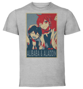 T-Shirt Unisex - Grey - Propaganda - Magi - Alibaba & Aladdin