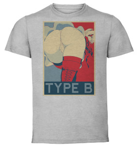 T-Shirt Unisex - Grey - Propaganda - Nier Automata - Type B variant 4