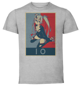 T-Shirt Unisex - Grey - Propaganda - Phantasy Star Io T-Shirt Unisex - Grey - Propaganda - Phantasy Star Io