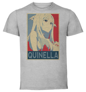T-Shirt Unisex - Grey - Propaganda - Sword Art Online Alicization - Quinella Administrator T-Shirt Unisex - Grey - Propaganda - Sword Art Online Alicization - Quinella Administrator