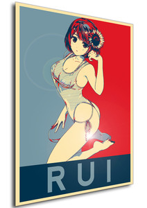 Poster - Propaganda - Domestic Girlfriend - Rui Tachibana variant Poster - Propaganda - Domestic Girlfriend - Rui Tachibana variant
