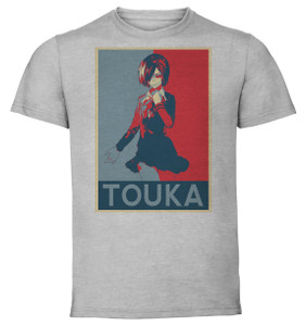 T-Shirt Unisex - Grey - Propaganda - Tokyo Ghoul - Touka v4