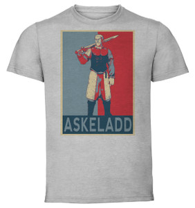 T-Shirt Unisex - Grey - Propaganda - Vinland Saga Askeladd T-Shirt Unisex - Grey - Propaganda - Vinland Saga Askeladd