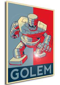 Poster - Propaganda - Dragon Quest - Golem