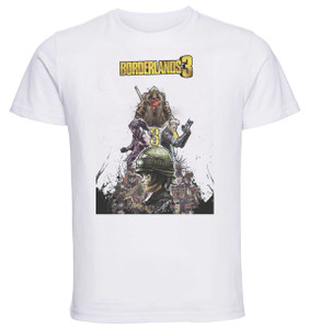 T-Shirt Unisex - White - Borderlands 3 M