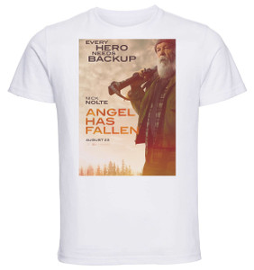 T-Shirt Unisex - White - Playbill - angel has fallen attacco al potere 3 variant 3 T-Shirt Unisex - White - Playbill - angel has fallen attacco al potere 3 variant 3