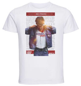 T-Shirt Unisex - White - Playbill - blinded by the light - travolto dalla musica variant 2 T-Shirt Unisex - White - Playbill - blinded by the light - travolto dalla musica variant 2
