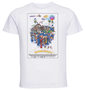 T-Shirt Unisex - White - Playbill - booksmart - la rivincita delle sfigate variant T-Shirt Unisex - White - Playbill - booksmart - la rivincita delle sfigate variant