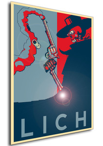 Poster - Propaganda - Enter The Gungeon - Lich Poster - Propaganda - Enter The Gungeon - Lich