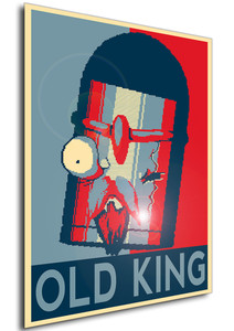 Poster - Propaganda - Enter The Gungeon - Old King