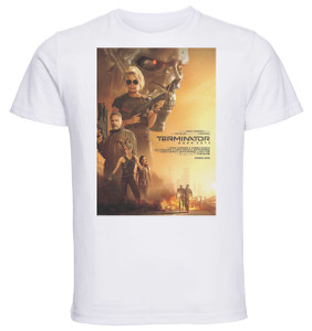 T-Shirt Unisex - White - Playbill - terminator dark fate - destino oscuro variant T-Shirt Unisex - White - Playbill - terminator dark fate - destino oscuro variant