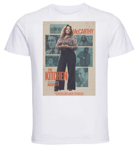 T-Shirt Unisex - White - Playbill - the kitchen - le regine del crimine variant 2 T-Shirt Unisex - White - Playbill - the kitchen - le regine del crimine variant 2