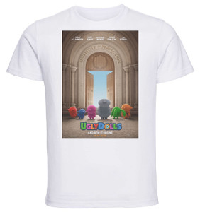 T-Shirt Unisex - White - Playbill - ugly dolls - Pupazzi alla Riscossa T-Shirt Unisex - White - Playbill - ugly dolls - Pupazzi alla Riscossa
