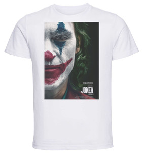 T-Shirt Unisex - White - Poster - Playbill - Joker D