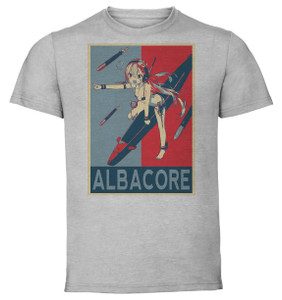 T-Shirt Unisex - Grey - Propaganda - Azur Lane Albacore