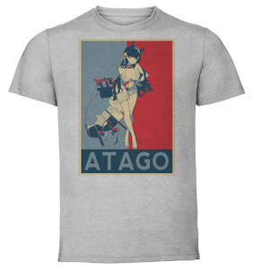 T-Shirt Unisex - Grey - Propaganda - Azur Lane - Atago Midsummer March