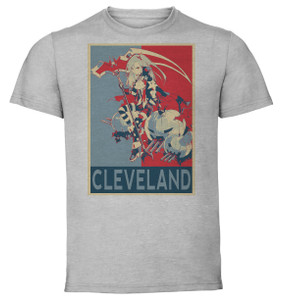 T-Shirt Unisex - Grey - Propaganda - Azur Lane Cleveland Devil Descent T-Shirt Unisex - Grey - Propaganda - Azur Lane Cleveland Devil Descent
