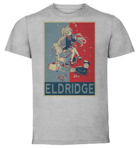T-Shirt Unisex - Grey - Propaganda - Azur Lane - Eldridge Mistery Of The Empty Classroom T-Shirt Unisex - Grey - Propaganda - Azur Lane - Eldridge Mistery Of The Empty Classroom