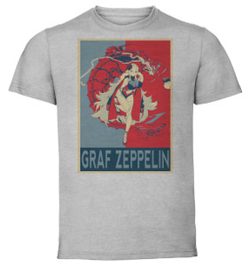 T-Shirt Unisex - Grey - Propaganda - Azur Lane - Graf Zeppelin Beachside Urd T-Shirt Unisex - Grey - Propaganda - Azur Lane - Graf Zeppelin Beachside Urd