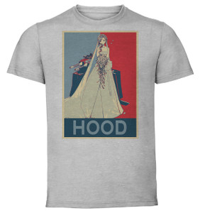 T-Shirt Unisex - Grey - Propaganda - Azur Lane - Hood Rose Love Poem T-Shirt Unisex - Grey - Propaganda - Azur Lane - Hood Rose Love Poem