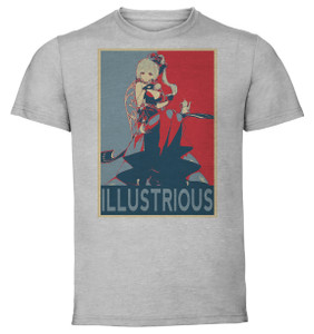 T-Shirt Unisex - Grey - Propaganda - Azur Lane Illustrious Never Ending Tea Party T-Shirt Unisex - Grey - Propaganda - Azur Lane Illustrious Never Ending Tea Party