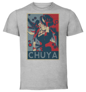 T-Shirt Unisex - Grey - Propaganda - Bungo Stray Dogs Chuya Nakahara T-Shirt Unisex - Grey - Propaganda - Bungo Stray Dogs Chuya Nakahara