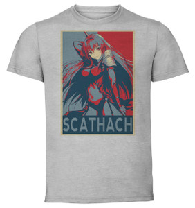 T-Shirt Unisex - Grey - Propaganda - Fate Grand Order Scathach variant 7