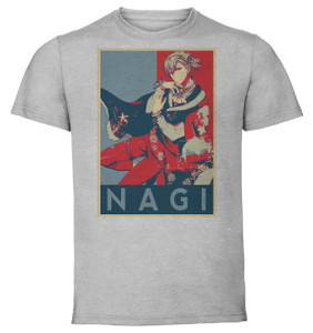 T-Shirt Unisex - Grey - Propaganda - Idolish7 - Nagi Rokuya T-Shirt Unisex - Grey - Propaganda - Idolish7 - Nagi Rokuya
