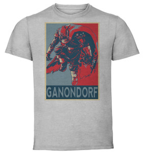 T-Shirt Unisex - Grey - Propaganda - Smash Bros Ganondorf
