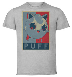 T-Shirt Unisex - Grey - Propaganda - Smash Bros Jigglypuff