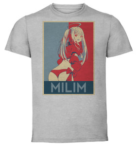 T-Shirt Unisex - Grey - Propaganda - Tensei Shitara That Time I Got Reincarnated as a Slime - Milim Nava Variant