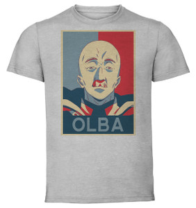 T-Shirt Unisex - Grey - Propaganda - The Devil is a Part-Timer - HATARAKU MAOU-SAMA - Olba Meyer T-Shirt Unisex - Grey - Propaganda - The Devil is a Part-Timer - HATARAKU MAOU-SAMA - Olba Meyer