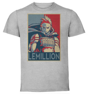 T-Shirt Unisex - Grey - Propaganda - My Hero Academia - LeMillion T-Shirt Unisex - Grey - Propaganda - My Hero Academia - LeMillion