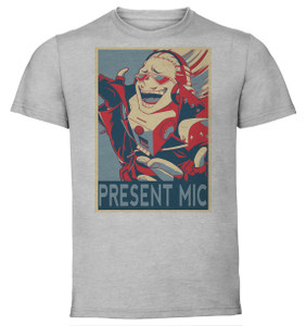 T-Shirt Unisex - Grey - Propaganda - My Hero Academia - Present Mic