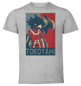 T-Shirt Unisex - Grey - Propaganda - My Hero Academia - Tokoyami
