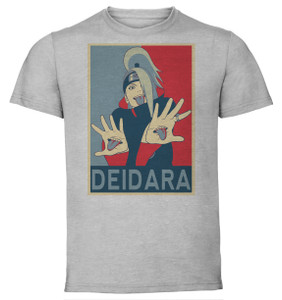 T-Shirt Unisex - Grey - Propaganda - Naruto - Deidara